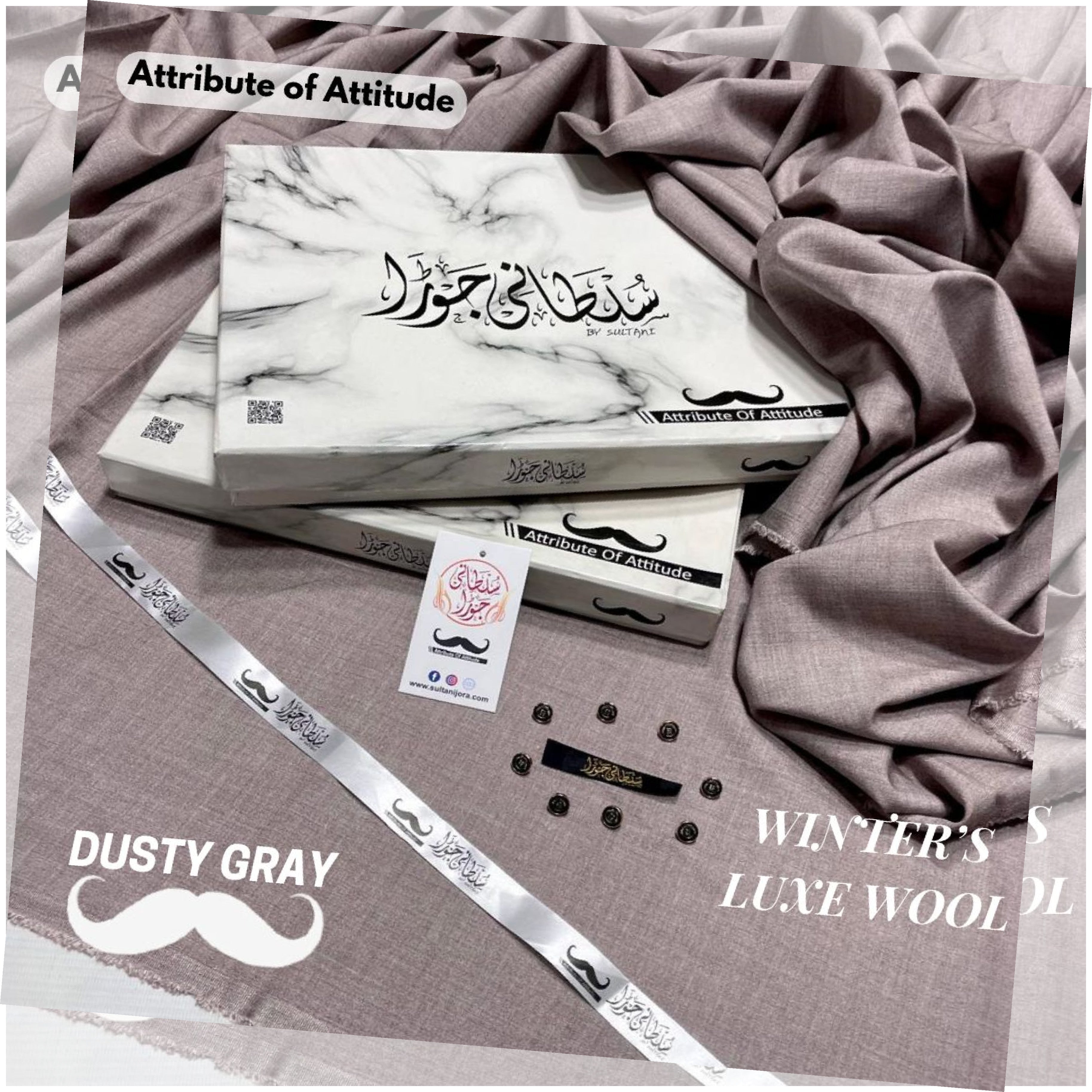 Stay Warm in Style By Sultani Jora - Winter Luxe Wool - USME09004