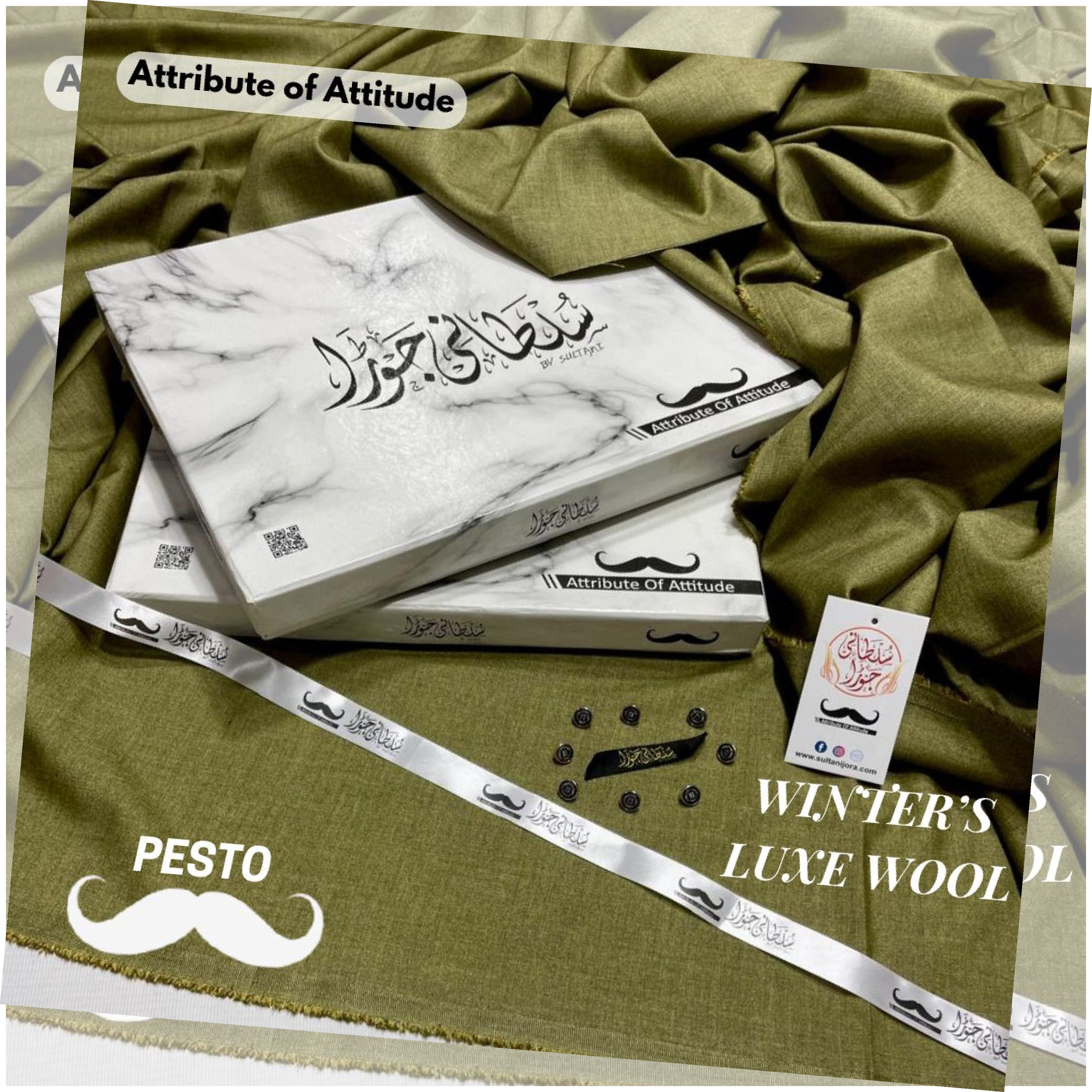 Stay Warm in Style By Sultani Jora - Winter Luxe Wool - USME09007