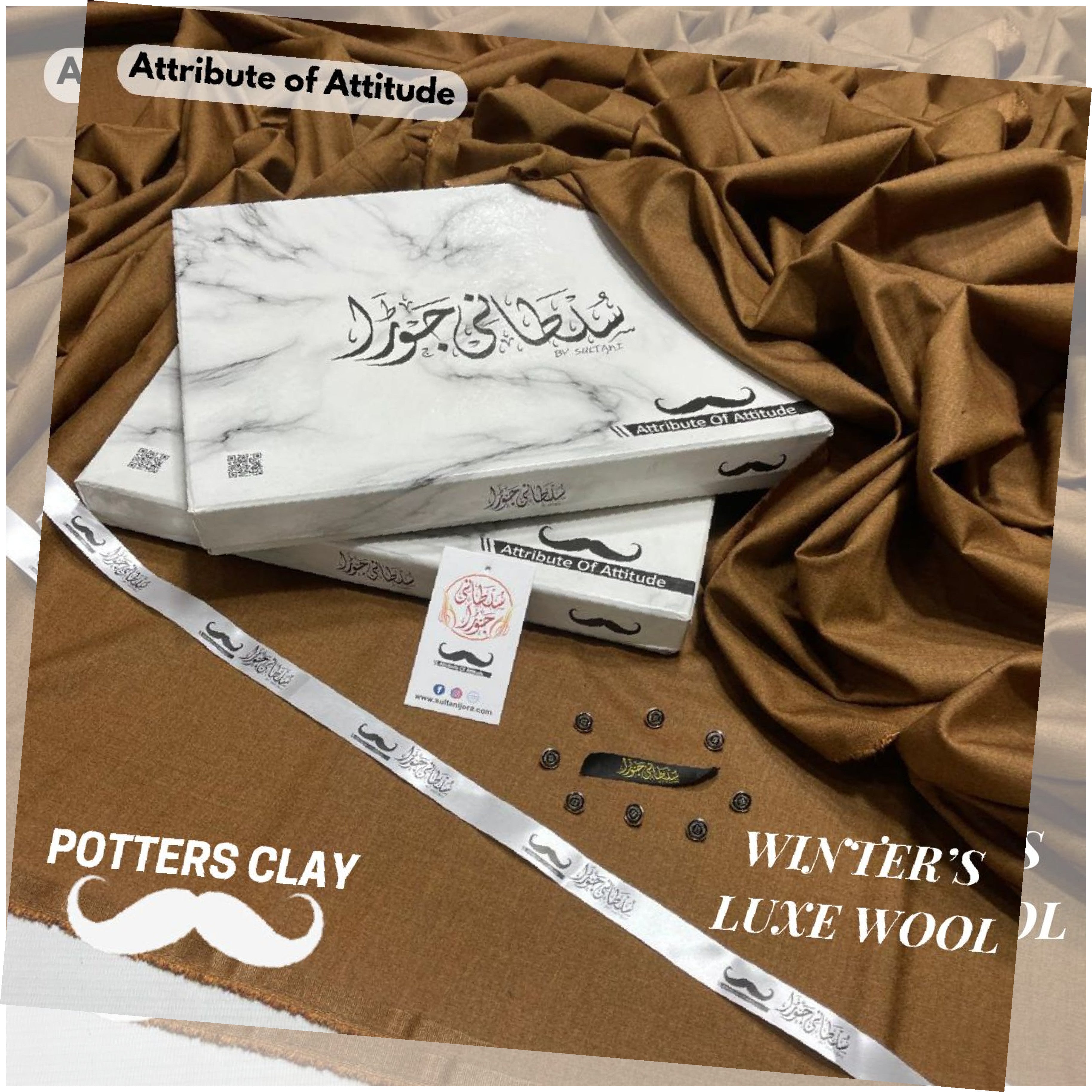Stay Warm in Style By Sultani Jora - Winter Luxe Wool - USME09008