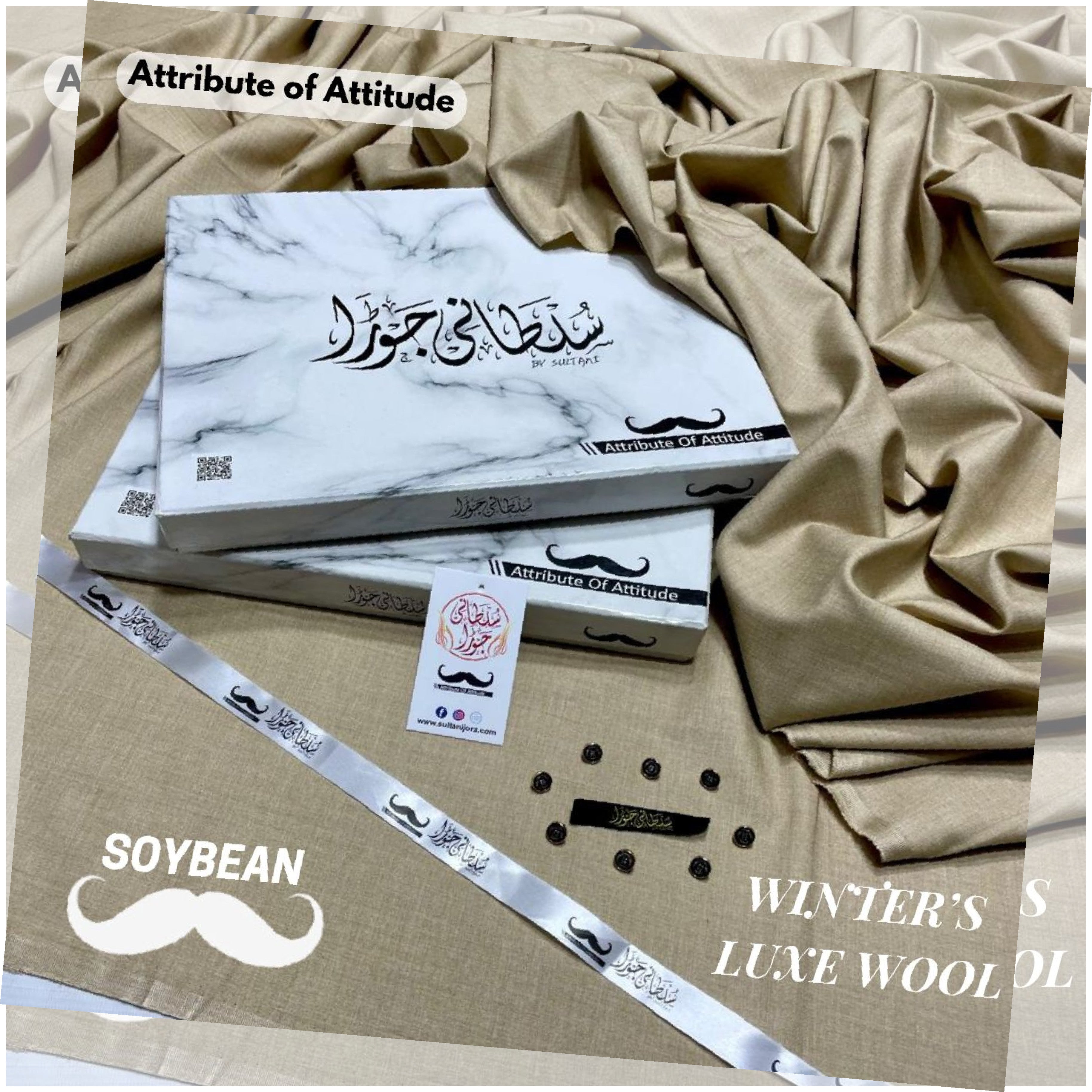 Stay Warm in Style By Sultani Jora - Winter Luxe Wool - USME09010