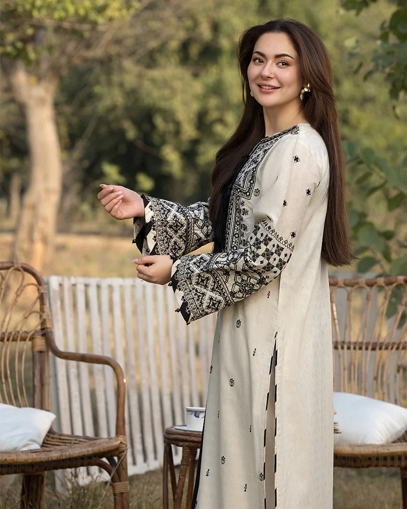 ALLYS - 3PC Lawn Embroidered Suit - USME-012032