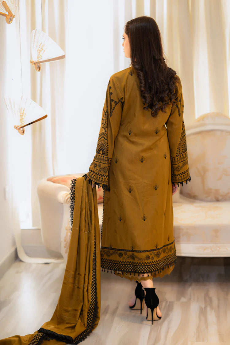 LIBAAS - 3PC Lawn Embroidered Suit - USME-012041