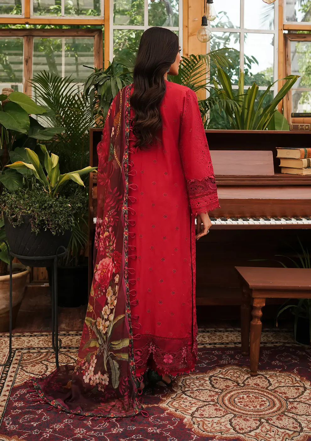 ELAF - 3PC Lawn Embroidered Suit - USME-012045