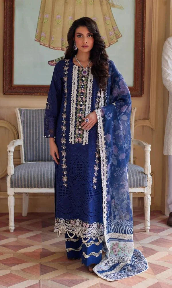 ELAF - 3PC Lawn Embroidered Suit - USME-012048