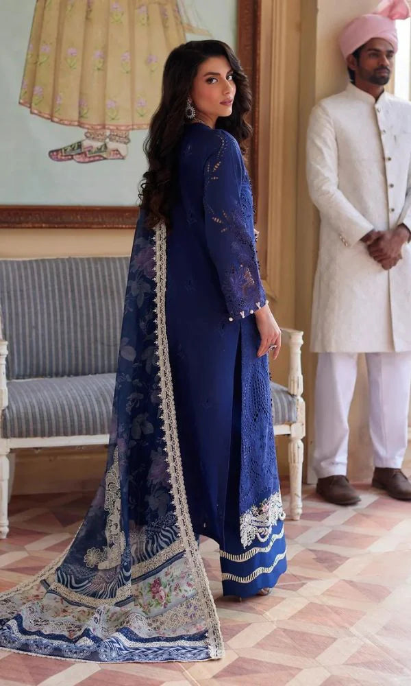 ELAF - 3PC Lawn Embroidered Suit - USME-012048