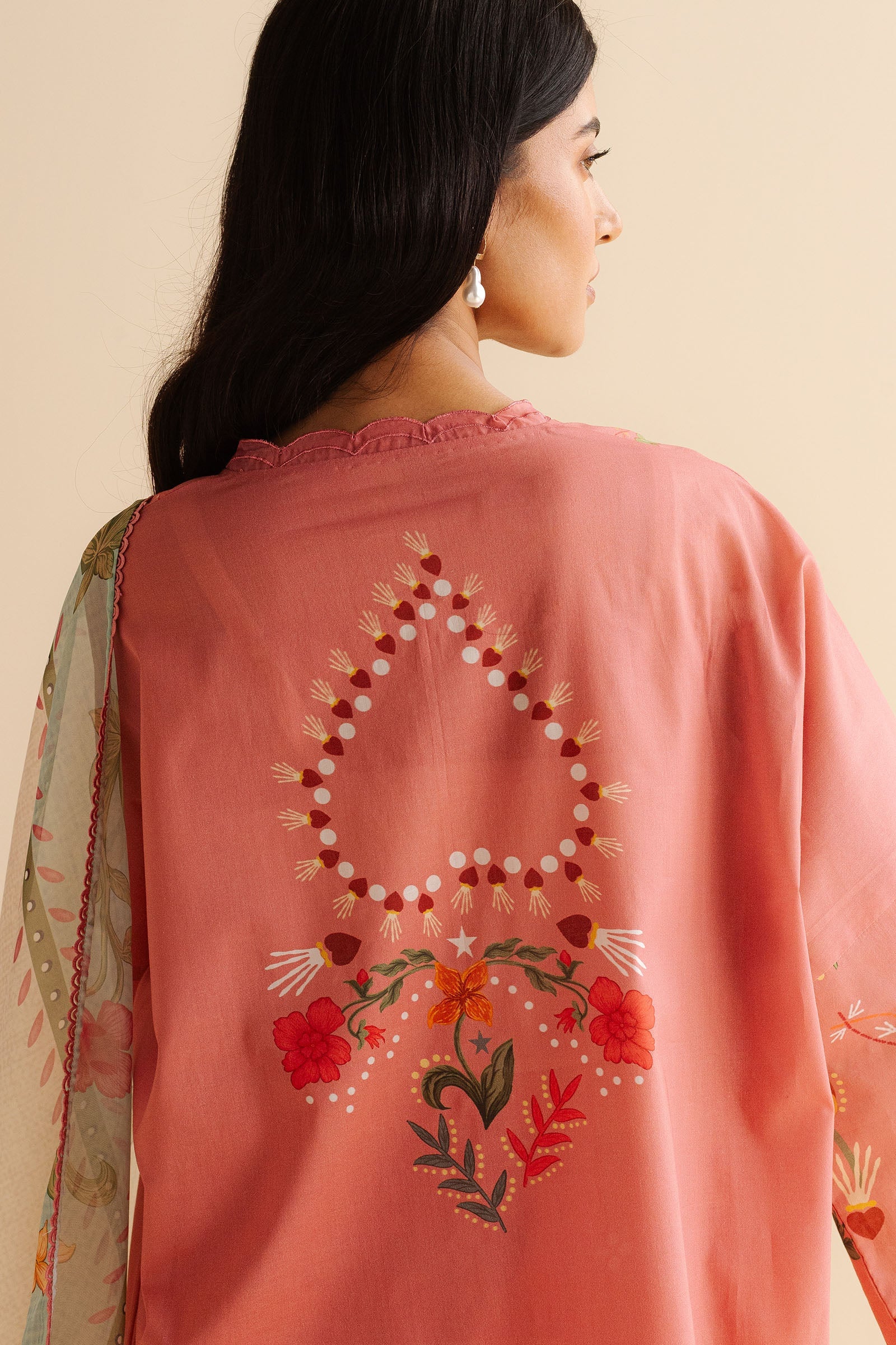COCO BY Zarasha Jahan - 3PC  Lawn Digital Printed Suit - USME-013028