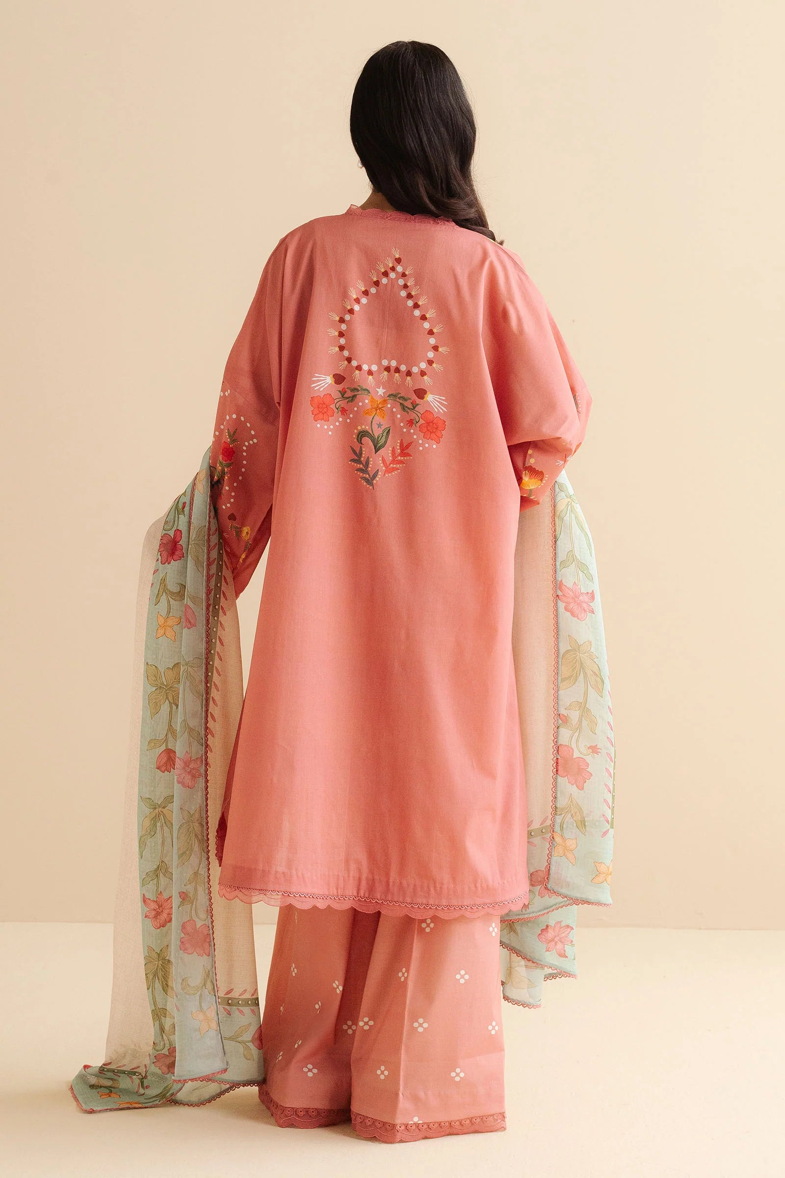 COCO BY Zarasha Jahan - 3PC  Lawn Digital Printed Suit - USME-013028