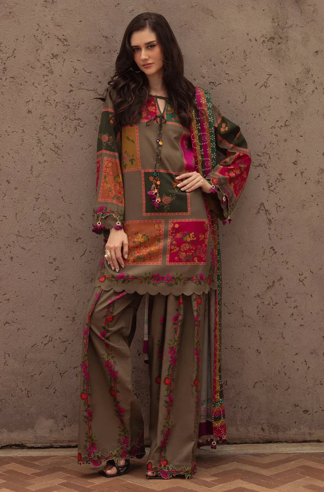 Charizma - 3PC Luxury Digital Printed Suit - USME-016004