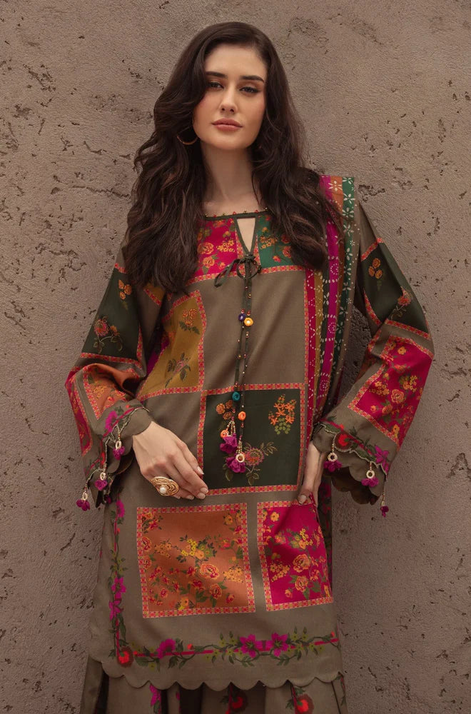 Charizma - 3PC Luxury Digital Printed Suit - USME-016004