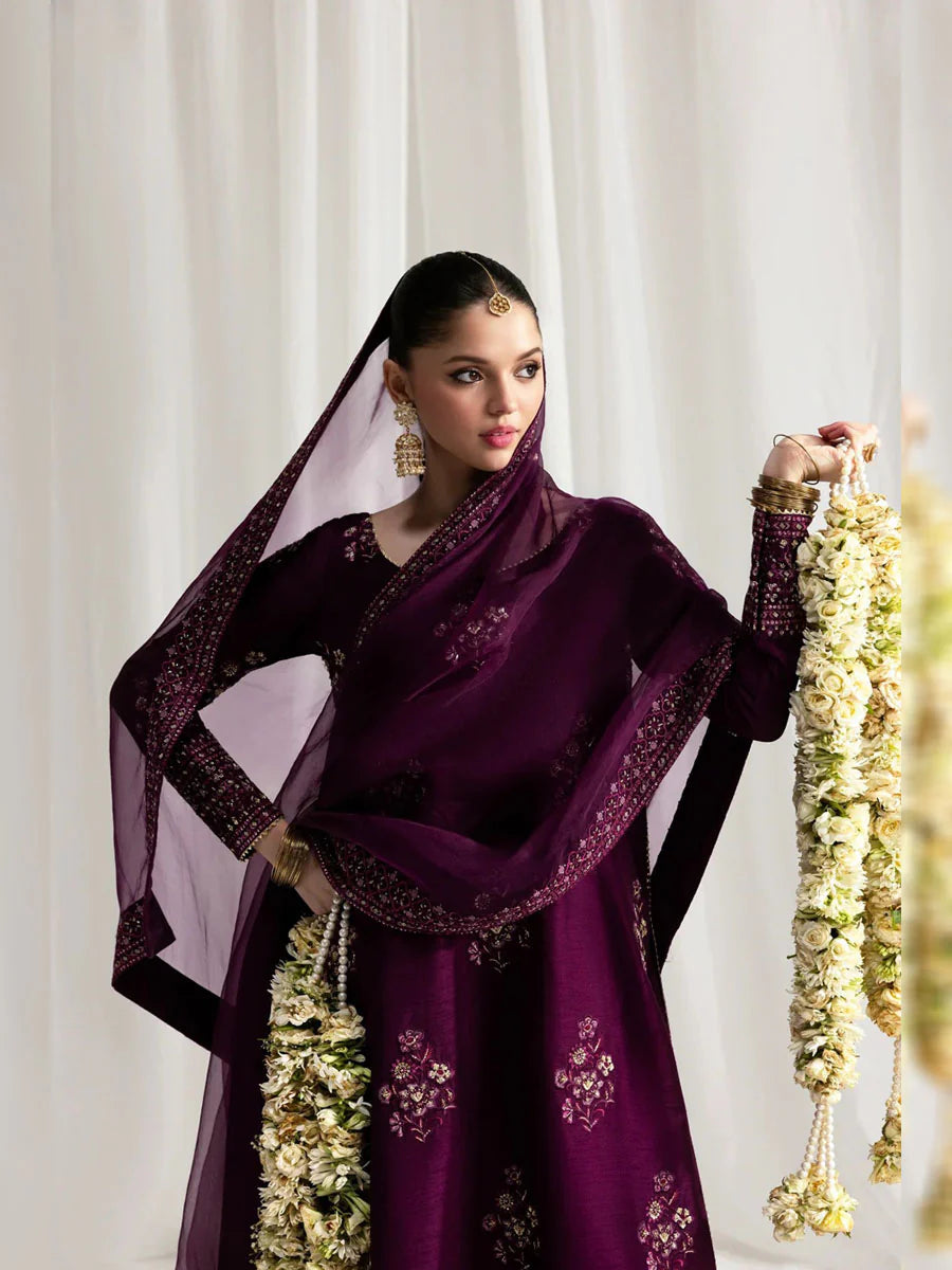 Motifz 3PC Luxury Dhanak Embroidered Suit - USME-0160626