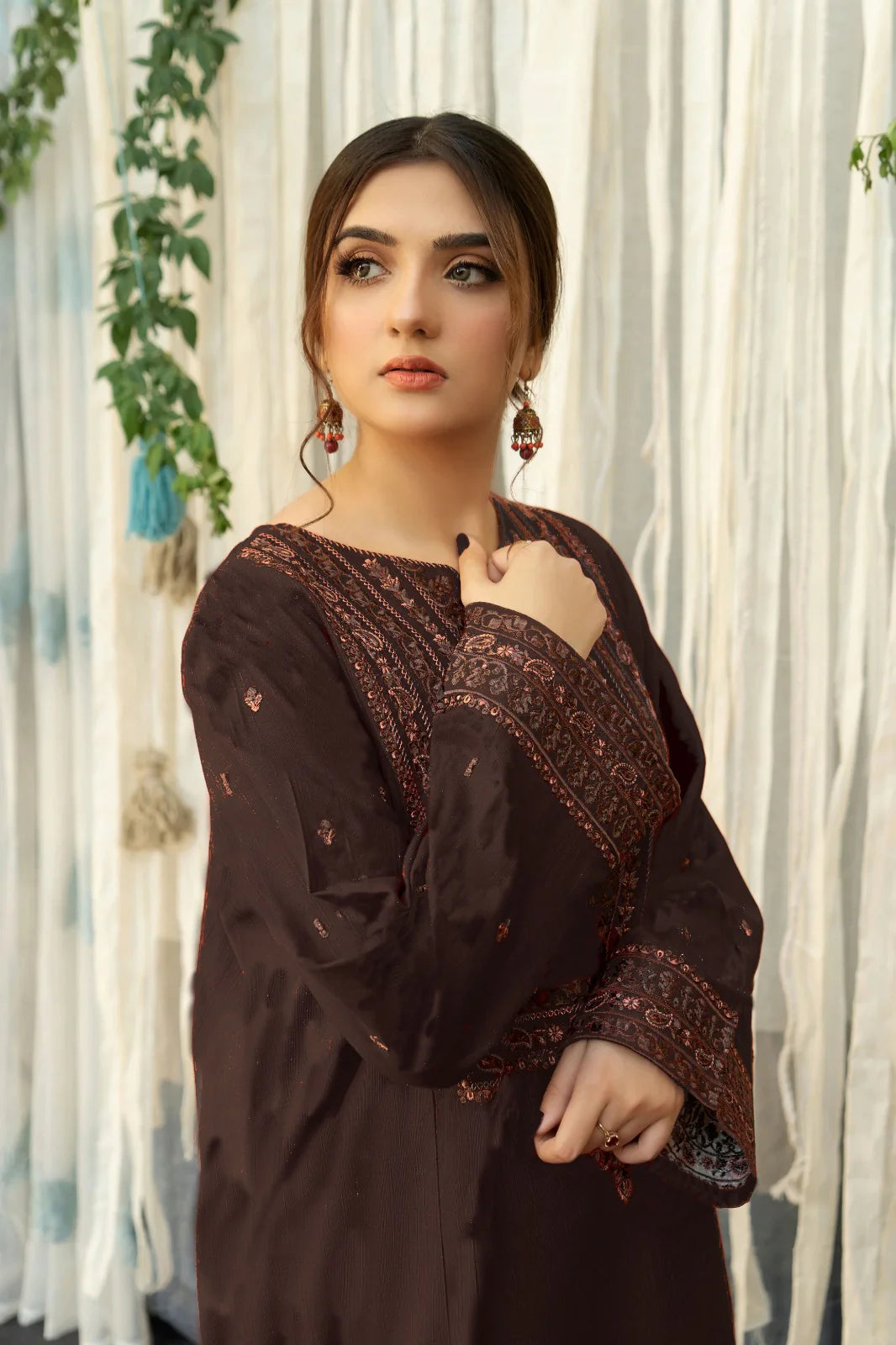 Aisling - 3PC Lawn  Embroidered Suit - USME-09014
