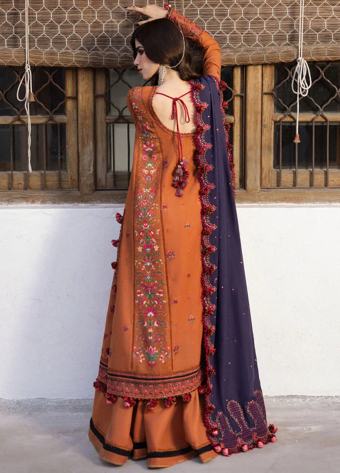 Hussain Rehar - 3PC Lawn Embroidered Suit - USME-014097