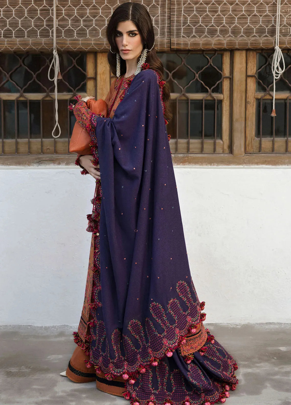 Hussain Rehar - 3PC Lawn Embroidered Suit - USME-014097