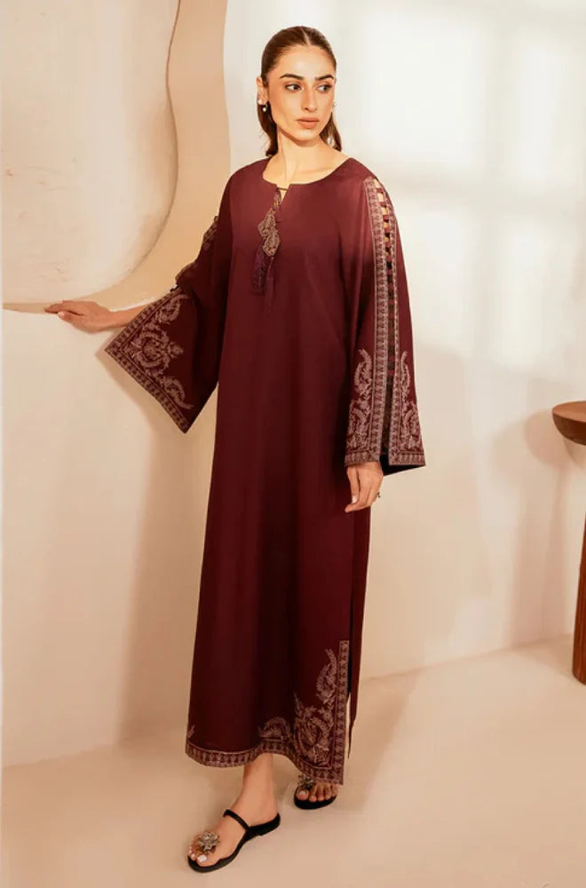 Urge - 2PC Luxury Dhanak Embroidered Suit - USME-014092