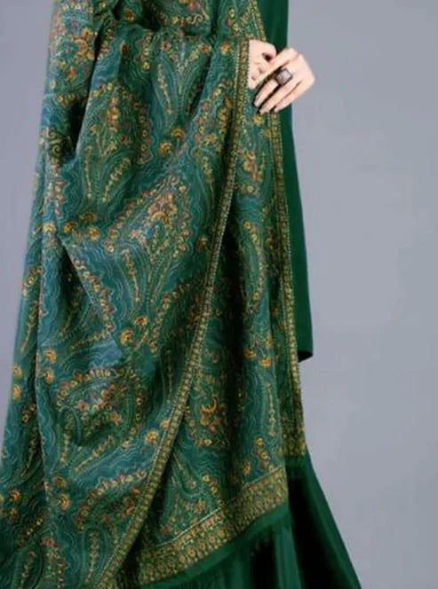 Bareeze - 3PC Luxury Dhanak Embroidered Suit - USME-015039