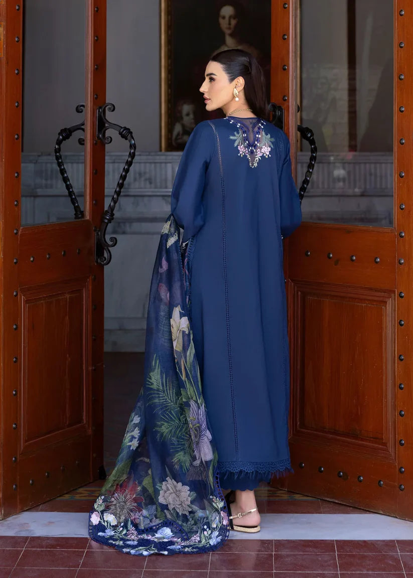 Crimson - 3PC Luxury Dhanak Embroidered Suit - USME-015061