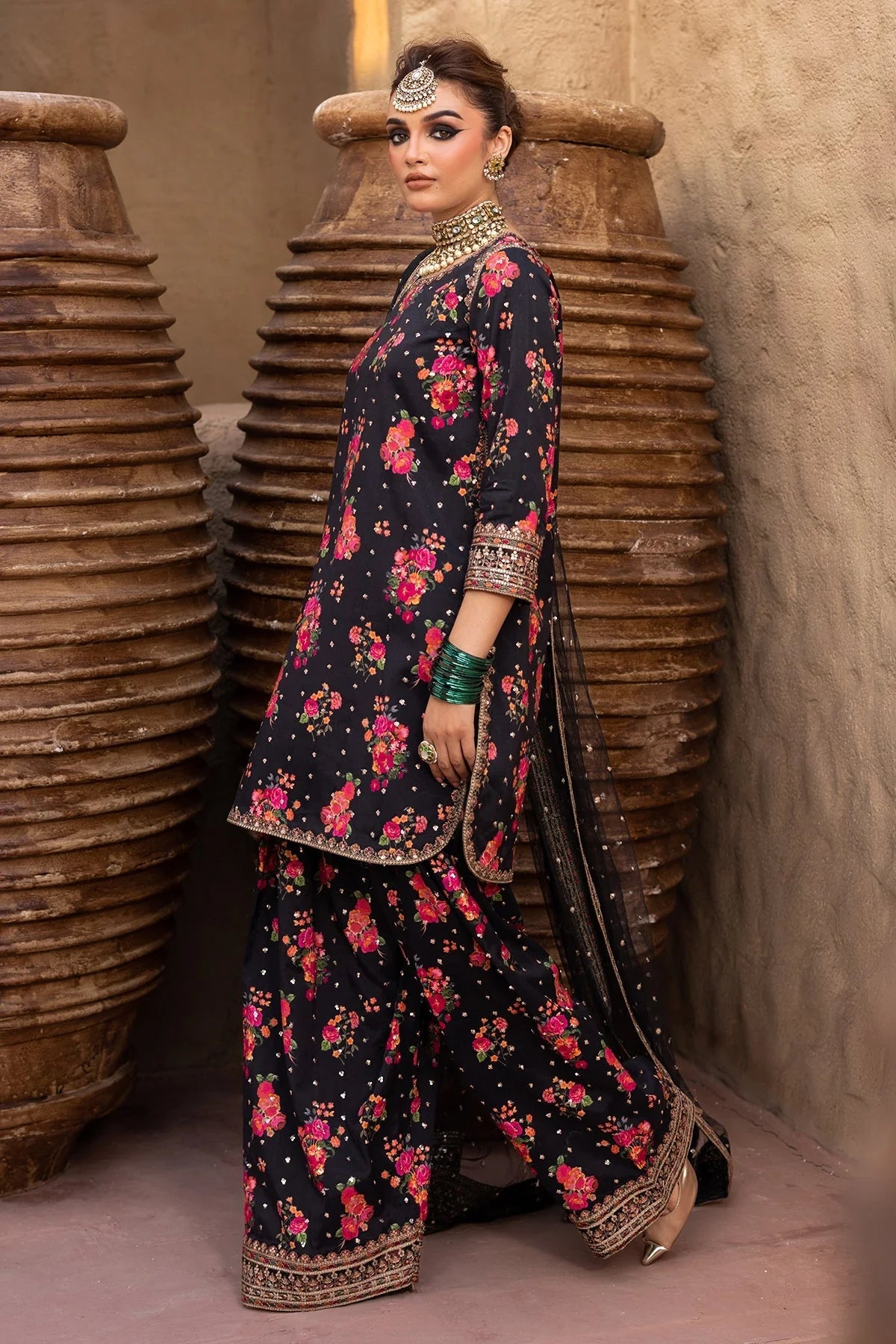 Charizma - 3PC Luxury Embroidered Suit - USME-015063