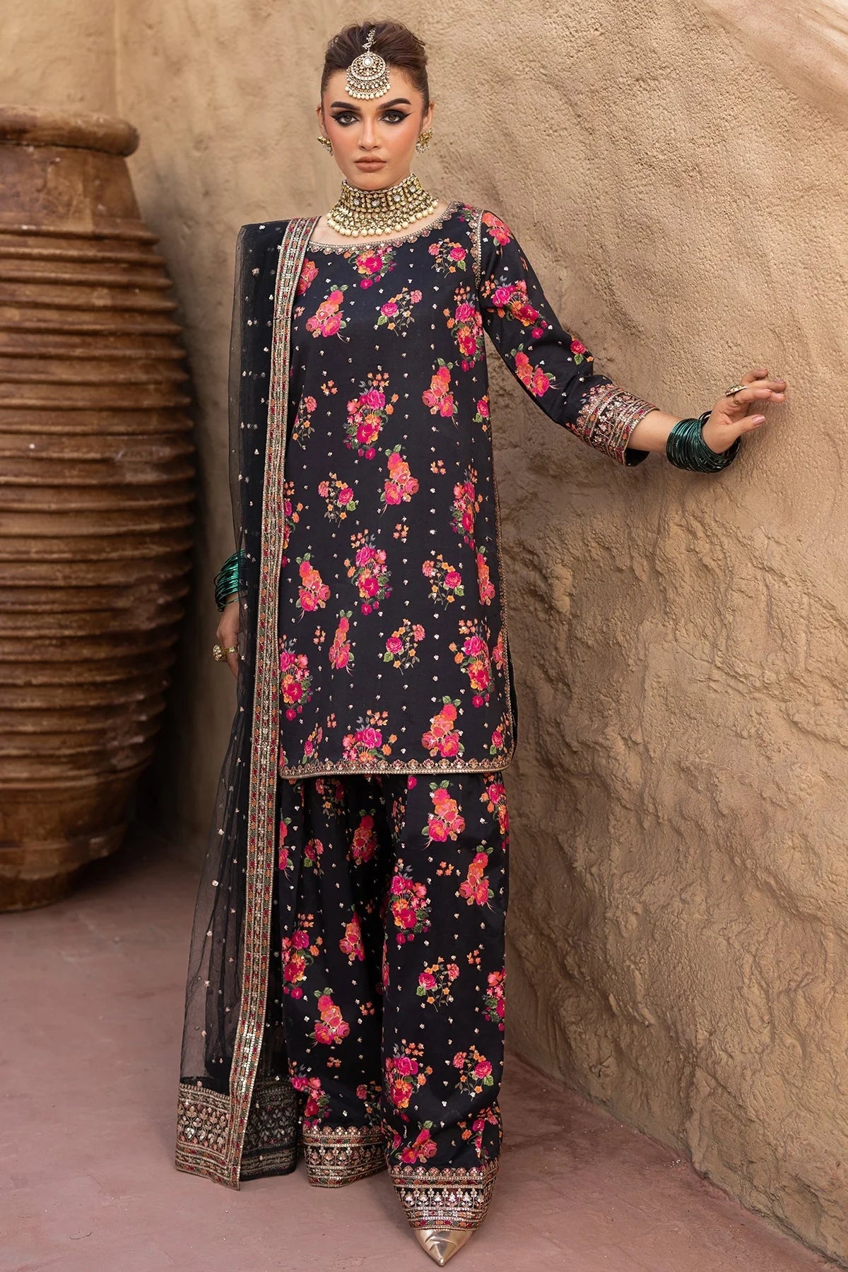 Charizma - 3PC Luxury Embroidered Suit - USME-015063