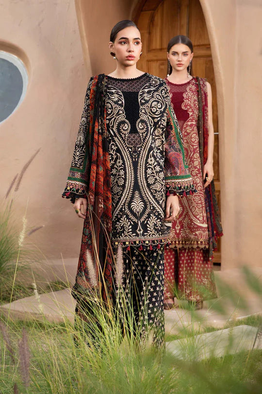 Maria.B - 3PC Luxury Embroidered Suit - USME-015064