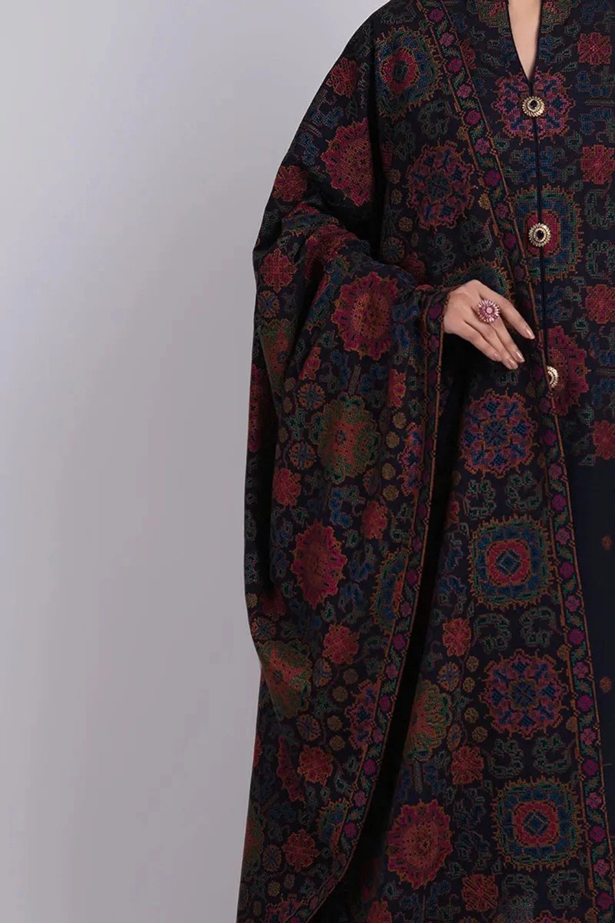 Bareeze - 3PC Luxury Dhanak Embroidered Suit - USME-015022