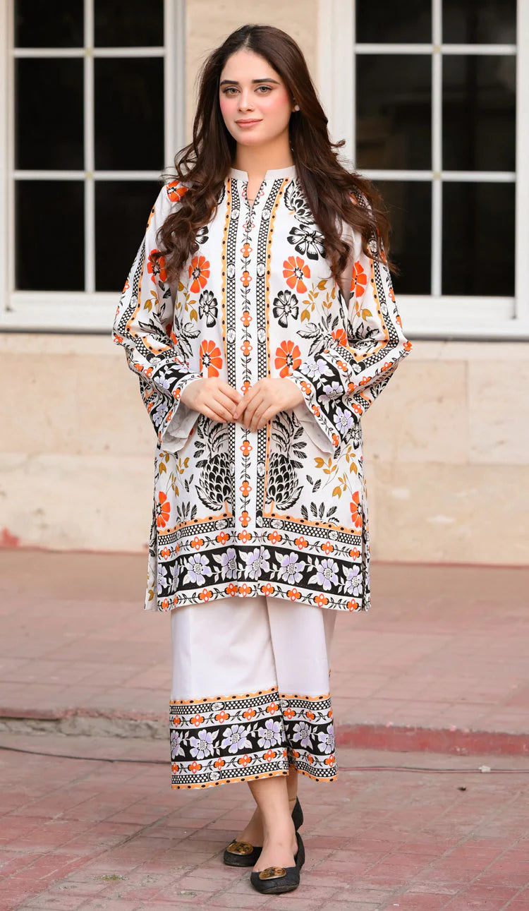 Libaas - 2PC Luxury Digital Printed Suit - USME-016007