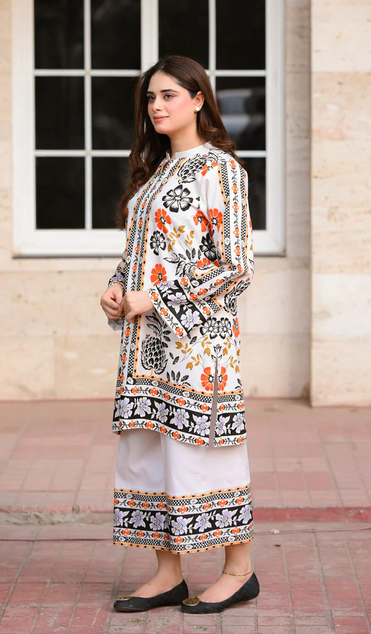 Libaas - 2PC Luxury Digital Printed Suit - USME-016007