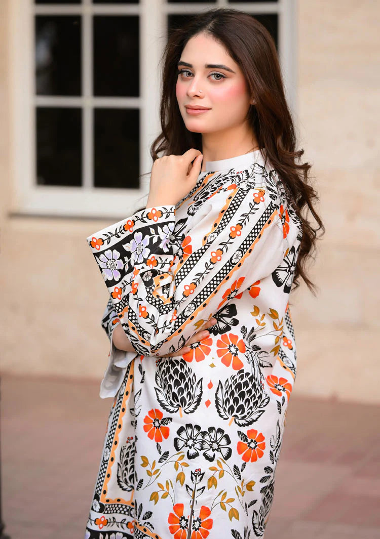 Libaas - 2PC Luxury Digital Printed Suit - USME-016007