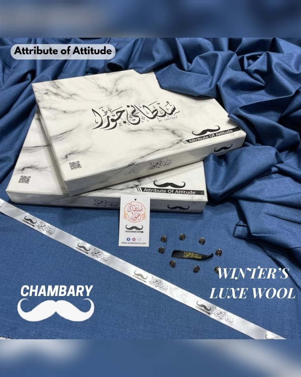 Stay Warm in Style By Sultani Jora - Winter Luxe Wool - USME09001